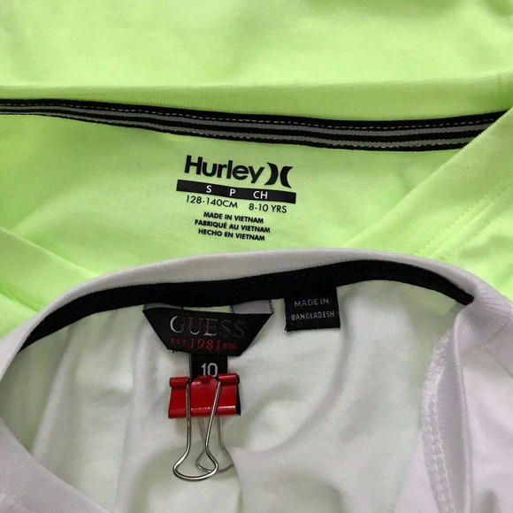 Hurley and Guess NWOT Shirt Bundle Boys 8-10 Yrs - Picture 8 of 9